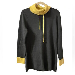 CYNTHIA ROWLEY COWL NECK SWEATER TUNIC